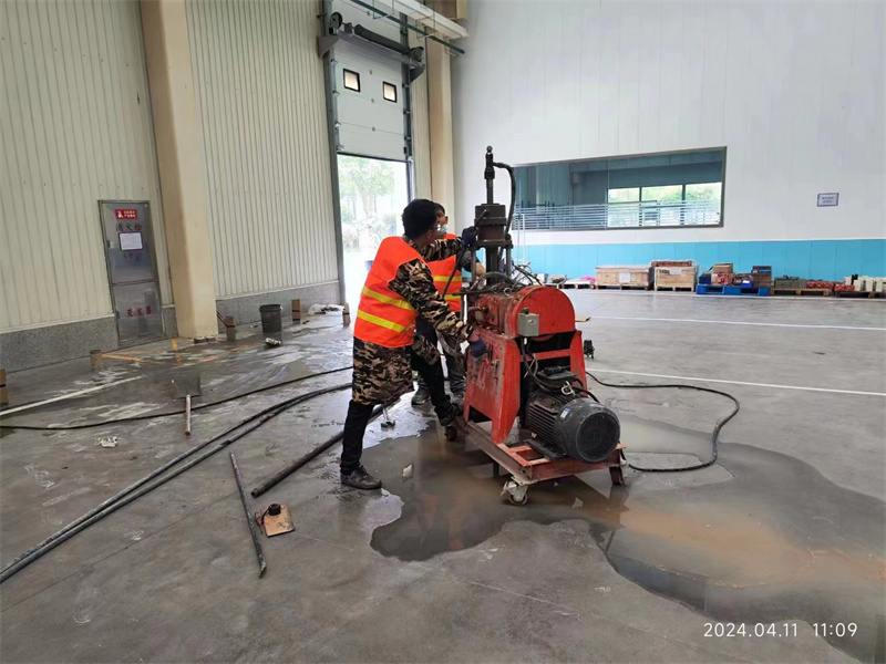 中牟厂房地面下沉塌陷注浆加固施工